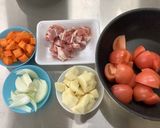 【大崎市】トマトの無水カレー【松山高校】作り方1写真