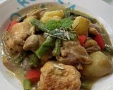 グリーンカレー　タイエスニック料理作り方9写真
