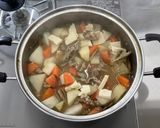 凍り豆腐の具だくさん豚汁【松山高校】作り方5写真