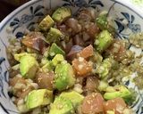 トラウトのポキ丼作り方5写真