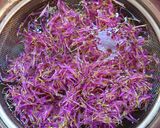 還元農法の食用菊で美味しい酢の物作り方5写真