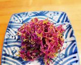 還元農法の食用菊で美味しい酢の物作り方7写真