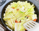 白菜とにんじんと豚バラの中華とろみ炒め作り方7写真