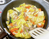 白菜とにんじんと豚バラの中華とろみ炒め作り方9写真