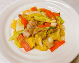 白菜とにんじんと豚バラの中華とろみ炒め作り方10写真