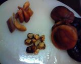 大根の皮と椎茸の軸で簡単おつまみ♪作り方1写真