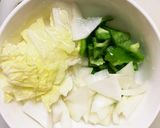 肉無チクワコク旨トマトクリーム味野菜炒め作り方6写真