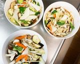 肉無チクワコク旨トマトクリーム味野菜炒め作り方13写真