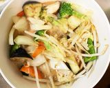 肉無チクワコク旨トマトクリーム味野菜炒め作り方14写真