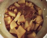 大根と玉ねぎ きのこの ニンニク醤油煮✾作り方6写真