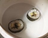 巻き寿司の残りでカレー雑炊作り方1写真