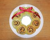 クリスマスリースシナモンロール作り方12写真