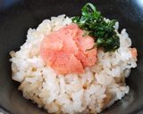 明太子バターごはん作り方3写真