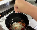 八丁味噌とキノコのリゾット作り方4写真