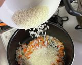 八丁味噌とキノコのリゾット作り方5写真
