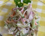 紫玉ねぎとごぼうのサラダ♪作り方5写真
