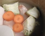 具だくさんスープで、アレンジ作り方1写真