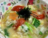 鍋の残り汁でトマトおじや♪作り方6写真