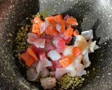 漁師風シーフードクリームパスタ作り方3写真