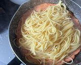 漁師風シーフードクリームパスタ作り方8写真
