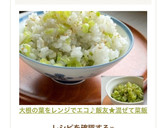 大根の葉をレンジでエコ♪飯友★混ぜて菜飯作り方17写真