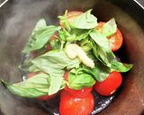 トマトとクリームチーズの味噌汁作り方3写真