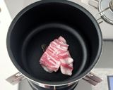 きな粉で味変。サムギョプサル風アジアン粥作り方1写真