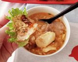 きな粉で味変。サムギョプサル風アジアン粥作り方8写真
