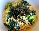 ほうれん草と明太子の豆乳パスタ作り方7写真