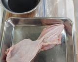 鶏ももの漬け焼きと春菊ゴマ和えです作り方5写真