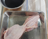 鶏ももの漬け焼きと春菊ゴマ和えです作り方5写真