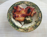 鶏ももの漬け焼きと春菊ゴマ和えです作り方6写真