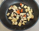 根菜の炊き込みご飯です作り方3写真