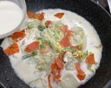 白菜のみそチーズクリーム煮作り方4写真