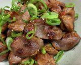 砂肝の豆板醤焼き♪作り方5写真