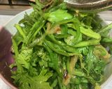 春菊の温サラダ作り方9写真