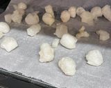 レンジで*お餅リメイク*塩ミルクおかき作り方1写真