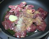 バジレバ炒め作り方1写真