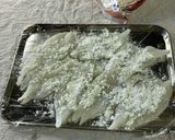 市販の天ぷら粉で！フグの一夜干しの天ぷら作り方1写真