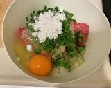 めちゃうま☆子供が大好きニラハンバーグ☆作り方2写真