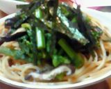 菜の花と納豆のパスタで春を味わいましょう作り方5写真