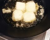 春菊と揚げ豆腐の天婦羅作り方4写真
