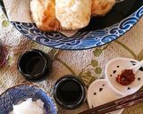 春菊と揚げ豆腐の天婦羅作り方9写真