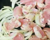 ノンオイル●鶏のケチャップソース炒め作り方1写真