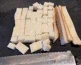 カボチャとほうれん草のパンがゆ作り方4写真
