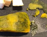 カボチャとほうれん草のパンがゆ作り方5写真
