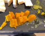 カボチャとほうれん草のパンがゆ作り方6写真