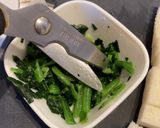 カボチャとほうれん草のパンがゆ作り方7写真