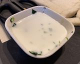 カボチャとほうれん草のパンがゆ作り方9写真