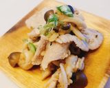 簡単！大満足の豚しめじソテー作り方4写真
